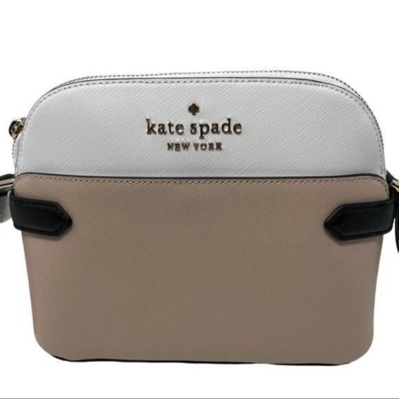 Kate Spade Staci Colorblock DomeCrossbody Bag in Warm Beige Multi NWT - Picture 5 of 14